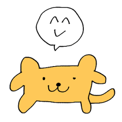 [LINEスタンプ] 平べったい黄色い猫