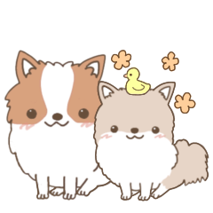 [LINEスタンプ] やさしいわんこ達