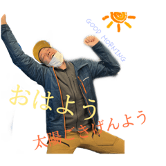 [LINEスタンプ] swimcap 舛田