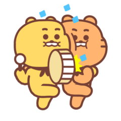 [LINEスタンプ] ホホとポポ