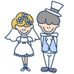 [LINEスタンプ] ウェディングスタンプ〜結婚する全ての方へ