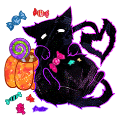 [LINEスタンプ] ゴーズキャット～ハロウィン～