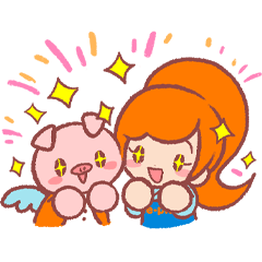 [LINEスタンプ] プジーくんとジルちゃん 日常使いスタンプ