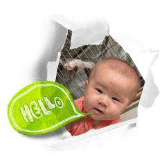 [LINEスタンプ] Big Miri Baby