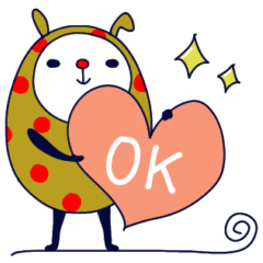 [LINEスタンプ] うさぎをまとううさぎ♡ずっと使える