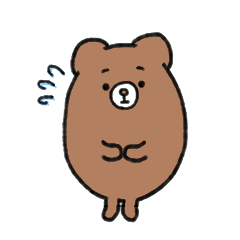 [LINEスタンプ] くまなんだけどー