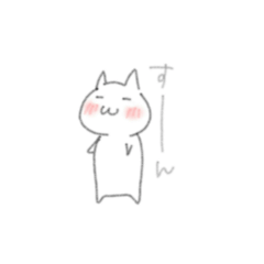 [LINEスタンプ] hinyasuke/neko4