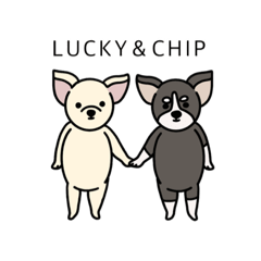 [LINEスタンプ] ラッキー＆チップ