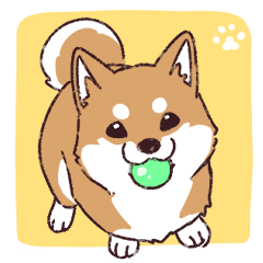 [LINEスタンプ] 柴犬詩音ちゃんの日常的に使えるスタンプ