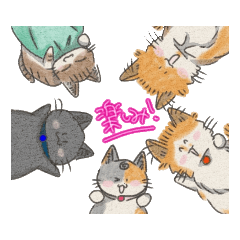 [LINEスタンプ] にゃこま♡・あいさつ