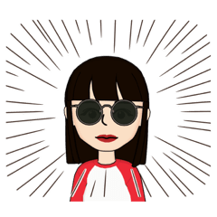 [LINEスタンプ] ハッハー^_^