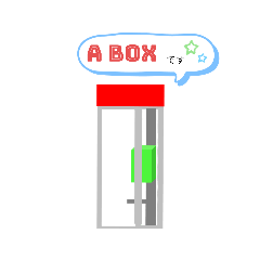 [LINEスタンプ] 電話ボックス（A box）の画像（メイン）