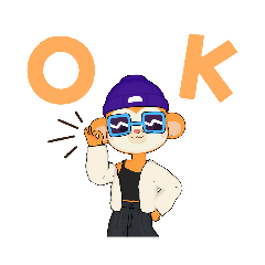 [LINEスタンプ] 毎日使えるmonky