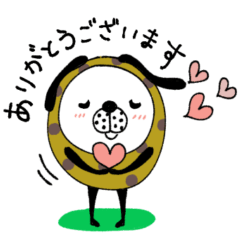 [LINEスタンプ] mottoの犬をまとう犬♡