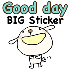 [LINEスタンプ] Good dayBigスタンプなかいさんちのいぬ