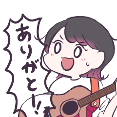 [LINEスタンプ] シンガーソングライター AMARI