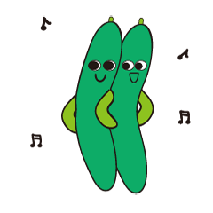 [LINEスタンプ] きゅうりのほろ苦い命