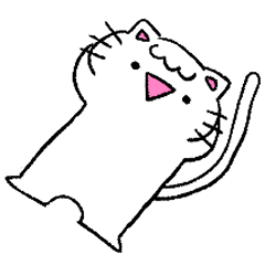 [LINEスタンプ] ねこ！ははは！！