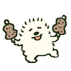 [LINEスタンプ] ほめほめDOG