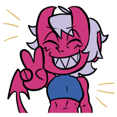 [LINEスタンプ] デーモン・エンジェル