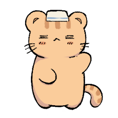 [LINEスタンプ] 温泉ねこ きなこ