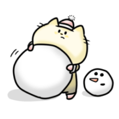 [LINEスタンプ] ただの冬ねこ