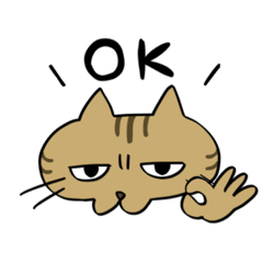 [LINEスタンプ] 腹巻きしてる猫