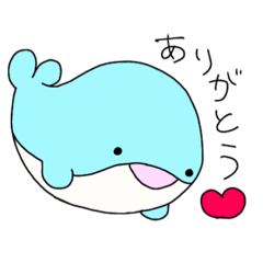 [LINEスタンプ] クジラのジュージ