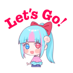 [LINEスタンプ] あみりちゃんスタンプ.No2(ミニキャラ！)
