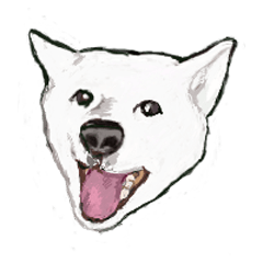 [LINEスタンプ] やさしい犬たちが笑ってる