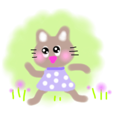 [LINEスタンプ] 動物ともふもふちゃん⑤毎日使えて可愛い♡