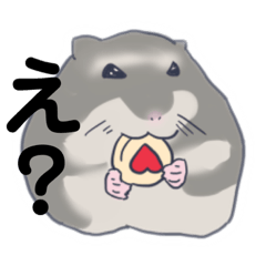 [LINEスタンプ] ゆる手描きジャンガリアンハムスター