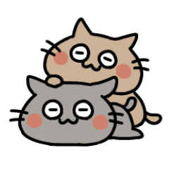 [LINEスタンプ] ぐーたらねこのぐうとたら2