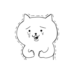 [LINEスタンプ] 残業ねこ