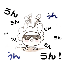 [LINEスタンプ] 学生さん うさぎんくん