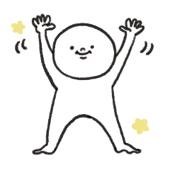[LINEスタンプ] シンプルなまるがおちゃん part1