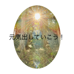 [LINEスタンプ] 光のメッセンジャー