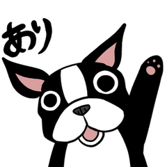 [LINEスタンプ] 動く【フレンチブルドック】