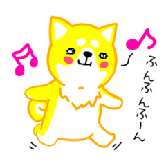 [LINEスタンプ] しば犬ぽこ。ぴよぽこ。犬の日だワン。