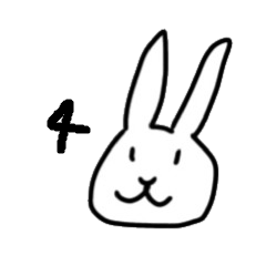 [LINEスタンプ] うさぎのぴょん太郎くん。4