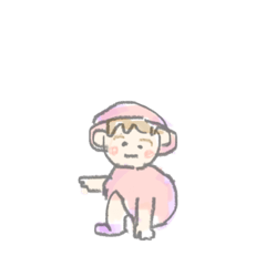 [LINEスタンプ] ちびこせちゃん