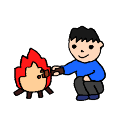 [LINEスタンプ] てがきのまーくん。