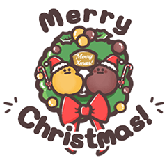 [LINEスタンプ] 不幸なサツマイモボール 6メリークリスマス