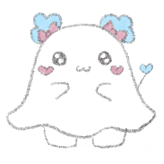 [LINEスタンプ] ふわふよちゃん