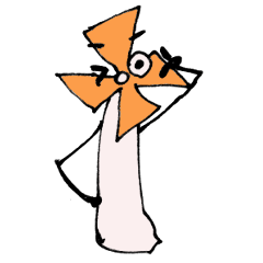 [LINEスタンプ] さんじょう！ かざぐるマタ郎