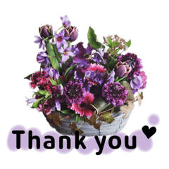 [LINEスタンプ] MILLE ECLAT.  -flower arrangement1-