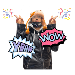 [LINEスタンプ] 三猿人ちゃらレッド魂のスタンプ2