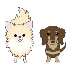 [LINEスタンプ] ポメチワみたらしさん3