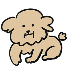 [LINEスタンプ] 犬のディンディン