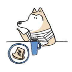 [LINEスタンプ] 柴犬太郎4